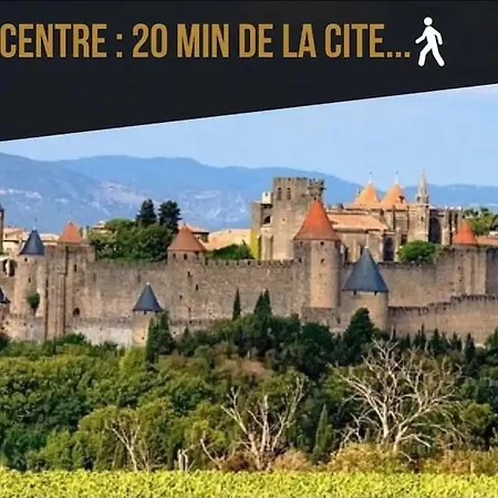 Le 32-bastide St Louis-moderne-parking-clim-cocon * Carcassonne